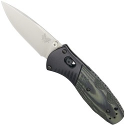 Mini Barrage Limited Edition Green/Black G10 - 586-1401 - Benchmade "Occasion"