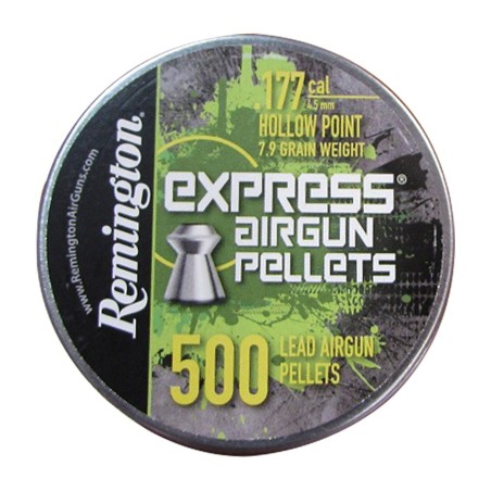 Plomb 4.5 Remington Express Hollow point / 0.51g Boite de 500 pcs