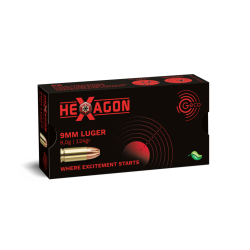 Geco 9X19 HEXAGON 124 GRS x50
