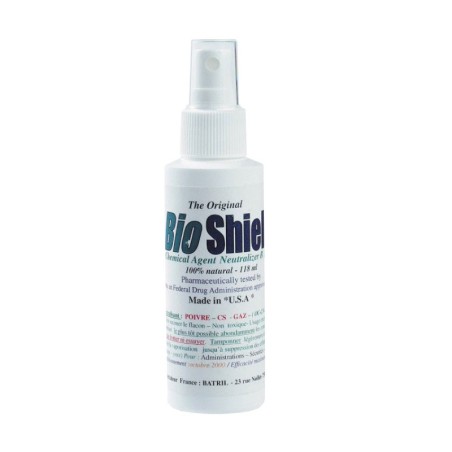 Décontaminant Lacrymogène CS et Poivre - Bio Shield