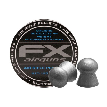 Plombs FX Airguns Blue - cal 7,62 mm (.30) - 2,9 grams (44.8 grains) - Boite de 150
