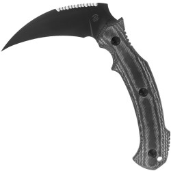 Grumpy Black Micarta - Bastinelli