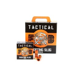 PACK DE 100 CARTOUCHES FOB TACTICAL SHOOTING SLUG CALIBRE 12/67
