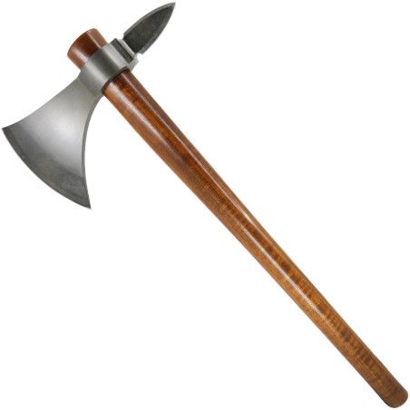 Tomahawk - 4.25" Style H Arrow Head / Spike Premium Curly Ash  - Walk By Faith 777