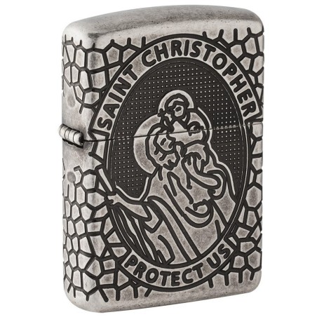 St. Christopher Medal - Zippo