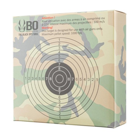Cibles Cartons 14x14 cm - BO Manufacture
