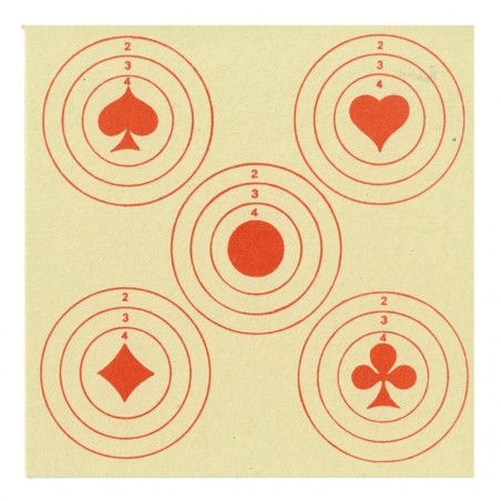 Cibles Carton 4 AS x 100