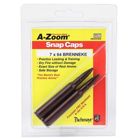 Cartouches de Manipulation x2 Cal 7x64 Brenneke - Snap Caps A-Zoom