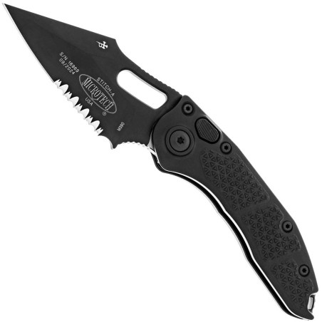 Stitch A S/E Tactical Partial Serrated - Microtech Knives