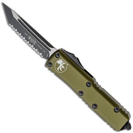 UTX 85 T/E OD Green Full Serrated - Microtech
