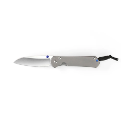 Large Sebenza 31 Plain Glass Blasted Insingo / Blue Hardware - Chris Reeve