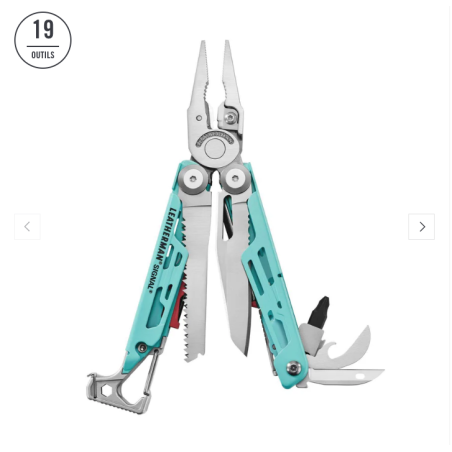 Pince Multifonctions - Signal Aqua Silver - Leatherman