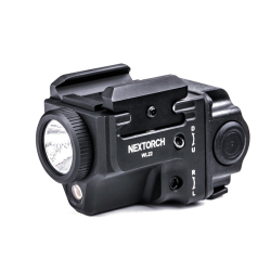 Lampe avec pointeur laser rouge pour arme de poing WL22 - éclairage blanc - 650 lumens - Nextorch