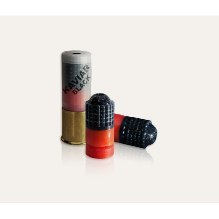 Cartouche dupleks a balle kaviar Black c/12/70 29.5 grammes