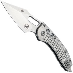 Stitch Ram-Lok Marfione Select Stonewash Frag Titanium Bronze Backspacer - Microtech Knives