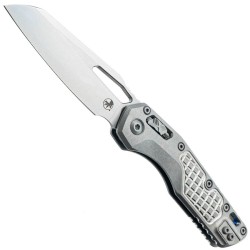 MSI Ram-Lok Marfione Select Stonewash Frag Titanium Blue Backspacer - Microtech Knives