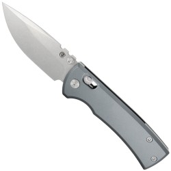 Redencion Drop Point Stonewash X-Lock Aluminium - Chaves Knives